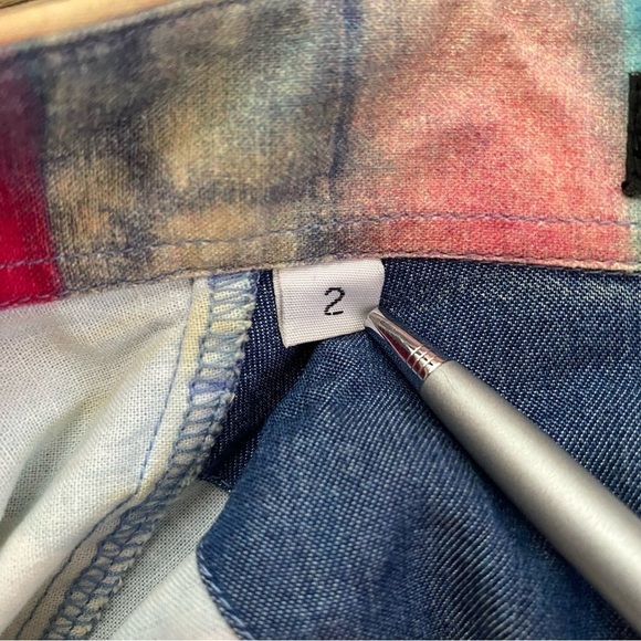 Bob Goldfeder Acorn Women’s American Flag Western Wear Button Down Shirt Small - Picture 8 of 10